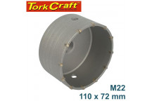 TORK CRAFT M22 HOLLOW CORE DRILL BIT 50X100MM