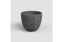 ARTEVASI HESTIA ANTHRACITE CERAMIC POT 28CM