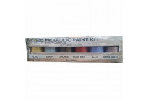 ATLAS METALLIC CRAFT ACRYLIC PAINT 6X50ML KIT