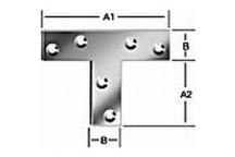BRACKET T-SHAPE 00189075Z FLAT GALVANIZED 70/36X16MM