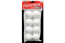 ROUND CRAFT FOAM BALL 45MM 8PIECE
