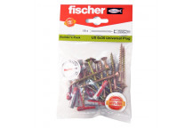 FISCHER DUOPOWER SCREW AND PLUGS 6X30 18PP.