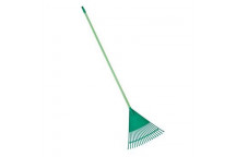 ACADEMY LEAF RAKE WITH PLASTIC HANDLE