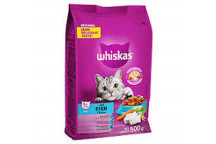 WHISKAS ADULT CAT FOOD FISH 500G