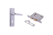 NAPLES 2 LEVER CHROME LOCKSET