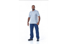 DROMEX GREY PIQUE KNIT GOLFER XLARGE