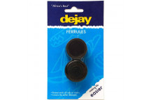 DEJAY ROUND RUBBER FERRULE   25MM 2PP
