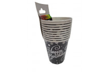 CUP PARTY  PX2277  SPARKLING FIZZ SILVER   8PP