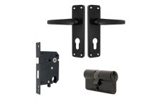 LOCKSET CYLINDER SIRIUS  BLC582-A1BL-1 ALUMINIUM MATT BLACK  BBL