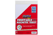 MAGNETIC GLOSS CRAFT PRINTABLE SHEET INCL 2XSHEETS FOR INKJET