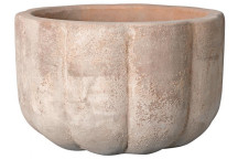 DEROMA PUMPKIN CERAMIC ROUND CLAY POT 36CM