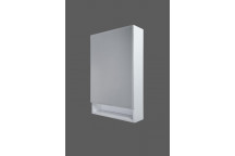 WHITE KARIBA SINGLE DOOR CABINET MIRROR 450X600X116MM