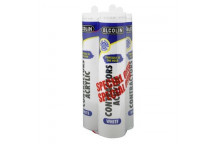 CONTRACTORS ACRYLIC WHITE SEALANT PAINTABLE AND FLEXIBALE VALUE PAC
