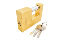 PADLOCK INSURANCE   J700-90CLAM BRASS 90MM   JAGUAR