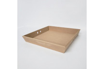 WOODEN DRINKS TRAY 290X290MM