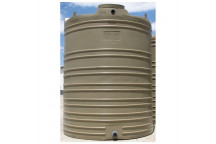 WATER TANK POLY VERTICAL 5000L MEDIUM WEIGHT 2.05HX1.88W 100KG