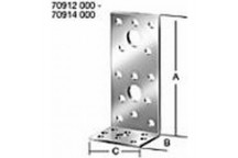 CONNECTOR ANGLE 70925000 SENDZIMIR GALVANIZED 90X90X65MM