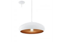EUROLUX E27 WHITE MOGANO1 PENDANT 60W