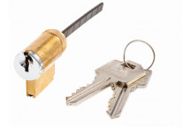 FORTRESS BRASS JAGUAR 2KEY SLIDING DOOR CYLINDER