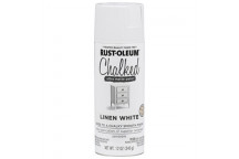 PAINT SPRAY CHALKED 302591 LINEN WHITE 340G R-OLEUM