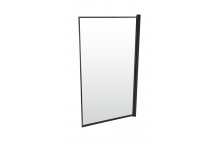 AQUA DOR BLACK ROSA BATH SCREEN 800X1400MM