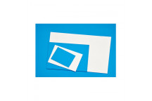 ENGRAVING  MAT CRAFT MS2146125 LINE BLUE & WHITE EACH SIDE 22X15CM