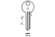 BLANK KEY AU44 ERREBI TOP1R ABUS TRICIRCLE