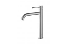 BIJIOU SATIN NICKEL STYLET TALL BASIN MIXER