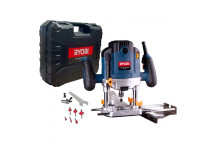 RYOBI ELECTRIC ROUTER WITH 6 BITS AND CASE 1200W