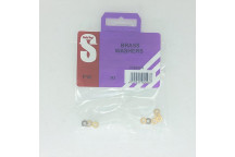 FLAT BRASS WASHER 3MM 10PER PACK