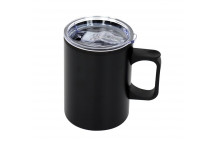 BLACK TRAVEL MUG 450ML