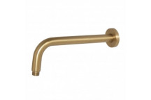 BLUTIDE SHOWER ARM ROUND BRUSHED BRASS 400MM.