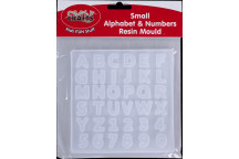 ALPHABET AND NUMBERS CRAFT RESIN MOULD 37PIECE