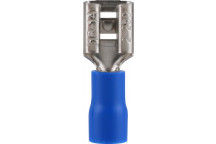 RUWAG BLUE TERMINAL CABLE PRE-INS FEMALE DISCONNECT 4.8MM 8PER PACK
