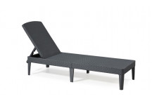 GRAPHITE PATIO SUN LOUNGER