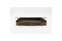 METAL RECTANGULAR MEDIUM TRAY