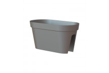 POT PLASTIC BALCONY PLANT BOX ANTHRACITE 60CM ARTEVASI