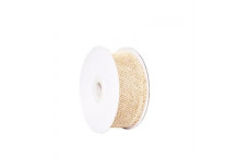 NATURAL JUTE RIBBON 25MMX5M