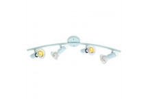 EUROLUX 4LIGHT SATIN CHROME DISC BOW SPOT LIGHT