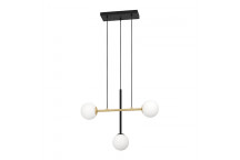 EUROLUX PAZ PENDANT BLACK & WHITE LIGHT