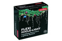 EUROLUX CONNECTABLE CLEAR LED ICICLE 60 STRING LIGHT 1.7M 10SETS
