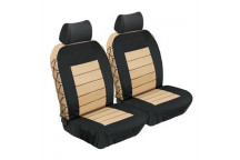 ULTIMATE HD FRONTS SEAT COVER BLACK/BEIGE