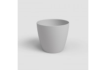 ARTEVASI SAN REMO MATT GREY PLASTIC POT 42CM