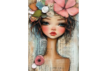 LILA BLOOM DECOUPAGE A3