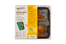 CRAFT WATERCOLOUR WALLET MIXED BRUSH 11 PIECE