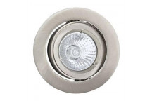 EUROLUX SATIN CHROME GU10 TILT DOWN LIGHT