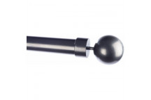 GUN METAL SINGLE BALL POLE SET 2.5M