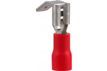 RUWAG PRE-INS PIGGY BACK TERMINAL RED 6.3MM 8 PER PACK