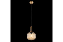 K LIGHT AMBER JACKIE CUT E27 PENDANT LIGHT