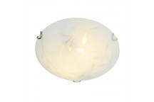 BRIGHT CEILING LIGHT LEAF CHROME 1XE27